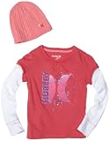 Hurley Toddler Girls Bang Pop Twofer Shirt