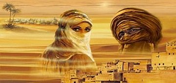 Kunstdruck / Poster 100x50 TUAREG
