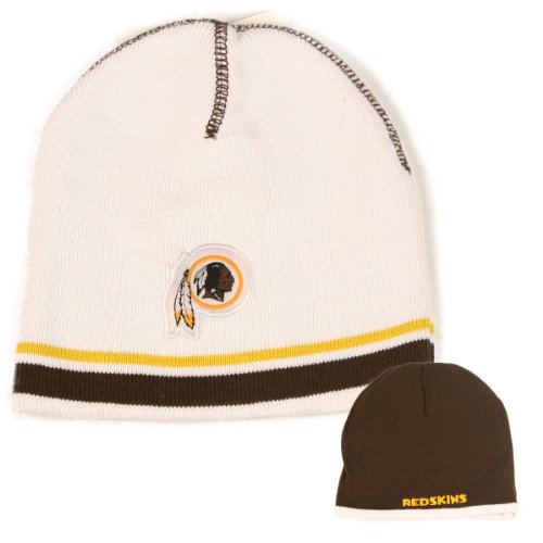 Washington Redskins Rack Stitched Reversible Knit Beanie