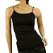 Ladies Spandex Stretch Active Wear Workout Yoga Summer Tank Top Solid Black