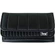 Midnight Black Lug Large Tram Wallet - All purpose super practical