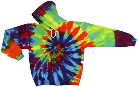 Tie Dye Trader Tie Dye Sweatshirt (Large, Rainbow Swirl)