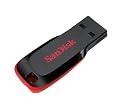 SanDisk Cruzer Blade 8GB Speicherstick USB 2.0 schwarz/rot