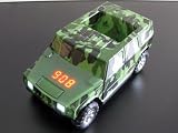 目覚まし時計　ＬＥＤカークロック・4ＷＤ＿アーミーの画像