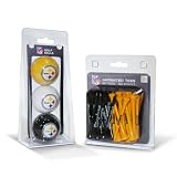 NFL Pittsburgh Steelers 3 Pack Golf Balls (50 Pack Team Tees)