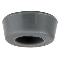 Gray Rubber Bumpers 1/4'' High x 1/2'' Deep