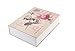 EIOU 7.1 * 4.7 *2.3 inches Beautiful Rose Locking Book Safe With Key Security Diversion Hidden Book Safe With Strong Metal Case inside safe