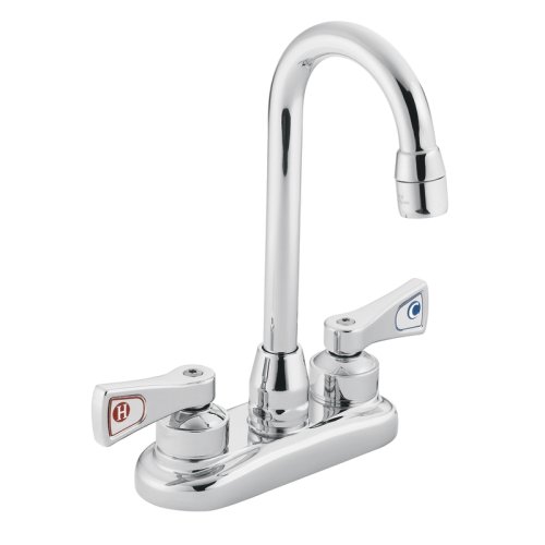 Moen 8270 M-Dura Two-Handle Bar Faucet, Chrome