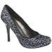 Schuh Tauro Platform Court - 7 Uk - Black & Purple - Man Made
