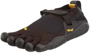 Vibram Lady FiveFingers KSO Trail Shoes - 8 - Black