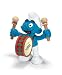 Schleich Smurf Drummer Smurf