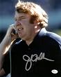 John Madden Autographed Oakland Raiders 8x10 Photo