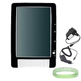 Amazon Kindle DX E-Book Reader Silicone Skin Rubber Cover Package: BLACK amazon kindle dx skin+ Black Amazon Kindle DX Car Charger + Black Amazon Kindle DX Wall Charger + A Live*Laugh*Love Wrist Band!!!