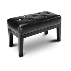 MAN CAVE New Very Dark Espresso Dining Bench