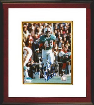 Paul Warfield Autographed/Hand Signed Miami Dolphins 8x10 Photo HOF 83 Custom Framed