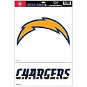 San Diego Chargers 11"x17" Jumbo Ultra Decal
