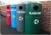Hooded Bin Recycling Station