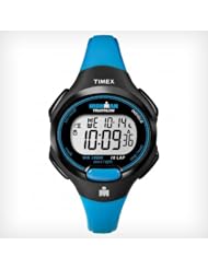 Timex Womens T5K526 Ironman Traditional 10-Lap Bright Blue Resin Strap Watch