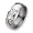 Grooved Polished Titanium and 1/3ctw. Diamond Ring (8.0 mm) With Wood Box - Size 8.0