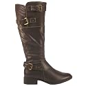 Womens Dark Brown Biker Boots