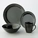 Sango Bistro Black 16-Piece Dinnerware Set