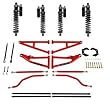 Dragon Fire Racing Yokley Woods Edition Polaris RZR XP Suspension Kit. Designed for GNCC Racing. Narrows RZR XP3 3-Inches Per Side. Total 6-Inches. DF-RZR-XP-SuspKit
