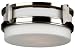 27th Street Contemporary Satin Nickel Flushmount