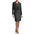 Kasper Jacquard Grey & Black Jacket & Dress