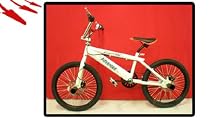 20' Zoll BMX Freestyle Fahrrad Scheibenbremsen, wei&szlig;