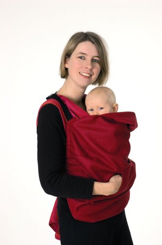 DIDYMOS　ベビーケープ　ウールフェルト　レッド　サイズ１