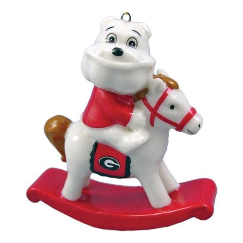 NCAA Baby Rocking Horse Ornament -Georgia Bulldogs Case Pack 6 - 788926