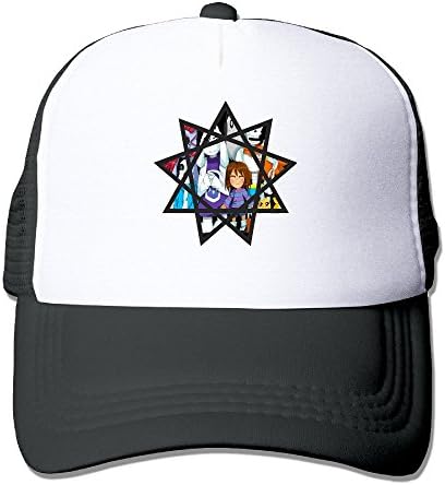 Fav Undertale Star Crest Mesh Trucker Hat Adjustbale Cap