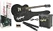 Musical Instruments : Epiphone Les Paul Jr. Electric Guitar Player Pack, Ebony Chrome Hardware*