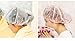 Dealglad New 3Pcs Fashion Lovely Thicken Elastic Waterproof Plastic PVC Bathing Shower Cosmetic Care Hair Cap Hat (Pink)