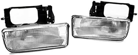 Sporthway® 92-98 BMW E36 3-Series ((318i 318ti 323i 325i 328i)) OEM Factory Style Fog Lights w/ Glass Lenses - Clear (1992 1993 1994 1995 1996 1997 1998 1999)