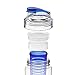 Basily Elite Infuser Water Bottle - 28 ounce - Made with Commercial Grade Tritan - PLUS Recipe Ebook INCLUDED (Blue), Blue