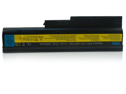 Best Price Anker New Laptop Battery for Lenovo ThinkPad R60 R61 R61I R61E, T60 T60P T61 T61P T500 W500, Z60M Z61M Z61P Z60 Z61E, SL500 SL400 SL300 Fits 40Y6795 92P1141 92P1141 92P1137 (ONLY for Laptops of 14.1