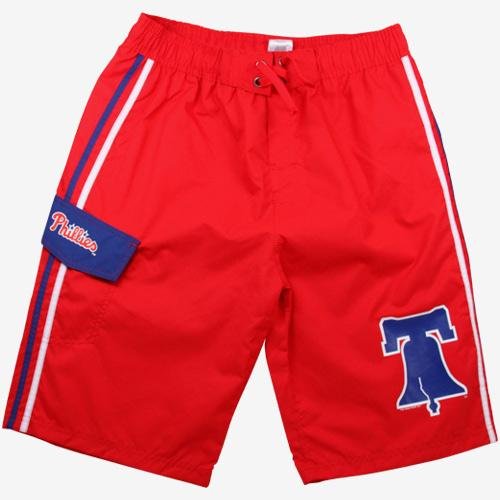 Philadelphia Phillies Youth Small Logo Boardshorts - Red at Amazon.com
