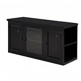 Antique Black Television Stand By Leda