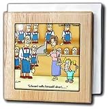 Review 3dRose LLC  / Edward Sells Himself Short - 6 Inch Tile Napkin Holder