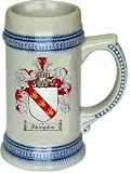 Abingdon Family Crest Stein / Coat of Arms beer mug