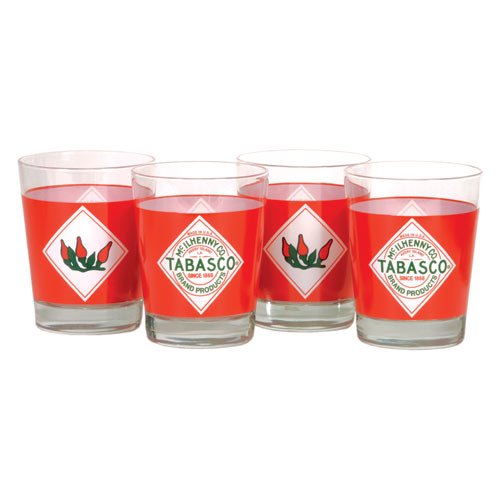 TABASCO Old Fashion Glasses - set of 4