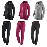 Nike Damen Trainingsanzug 419710:010 L, Schwarz, L 41pShZ29qJL. SL160 NIKE Trainingsanzug Frauen, schwarz, L