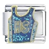 High School Jersey Sports Italian Charms Bracelet Link