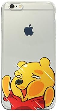 Pooh bear iPhone 6 PLUS (BIG VERSION) / 6S PLUS (BIG VERSION) Case, PopJoy® - (5.5 Inch Case) Light, flexibile, clear TPU case w/ premium designs