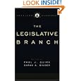 Institutions of American Democracy: The Legislative Branch (Institutions of American Democracy Series)