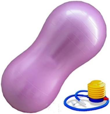 Anna Toys Physio Roll 95cm Double Exercise Therapy Ball Witn Pump, Pink