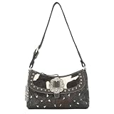 American West Prairie Rose Zip-Top Shoulder Bag