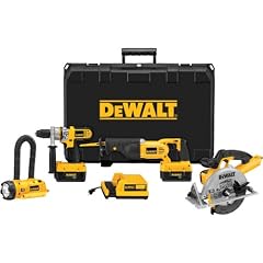 DEWALT DCX6401 36-Volt Lithium-Ion Cordless Hammerdrill/Circ/Recip/Floodlight Combo Kit with NANO Technology