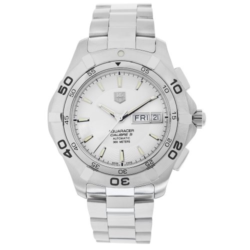 TAG Heuer Men s WAF2011.BA0818 Aquaracer Silver Dial Stainless Steel Automatic Watch